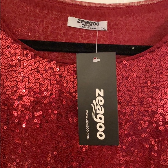 NWT • Zeagoo sequin top - Picture 4 of 8